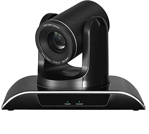 Webcam, 20X Zoom SDI HDMI USB PTZ Camera Video Professional IP Living Streaming Camera for Broadcasting Video Conferencing Solution for Live Streaming, Video Calling, Studying(30x Zoom RJ45 Camera)