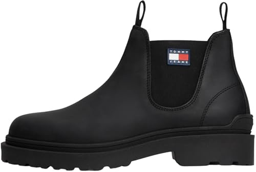 Tommy Jeans Men's Tjm Chelsea Leather Em0em01630Mid Boots