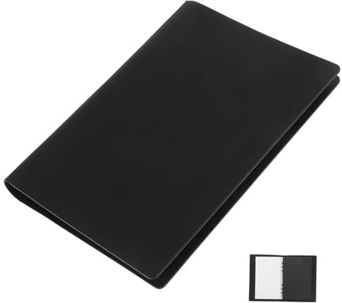 Homoyoyo Elegant Pu Cover Notebook Refillable Looseleaf Fountain Pen Friendly Paper for Travelers Students Journalists