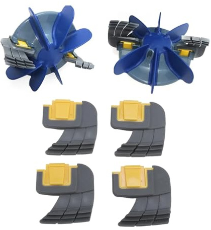 4 Stück Zyklon-Scheuerbürsten R0714400, kompatibel mit Zodiac MX8 MX6 Poolrobotern, for Ersetzen verschmutzter und abgenutzter Bürsten