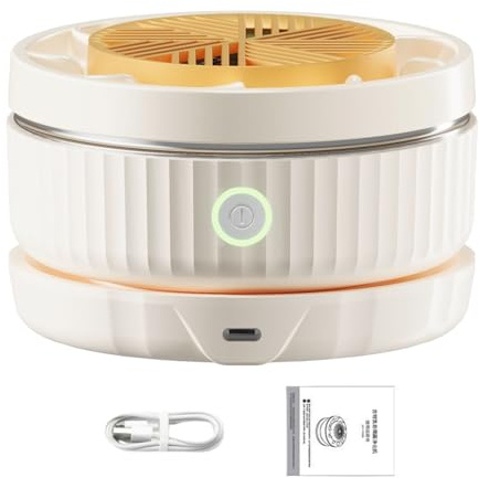 Rotatable Fruit Washer - USB Wireless Cleaning Device, Vegetable Washing Machine for Salad, Lettuce, Kitchen Produce Cleaner, Portable Rotating Fruit and Vegetable Cleaner, Healthy Home Cooking Gadget