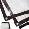 QOFLY Bache Plastique Transparente 3X3, Bache Exterieur Impermeable avec Oeillets, Anti-DéChirure Bache Remorque, Housses pour Plantes bâche pour Serre