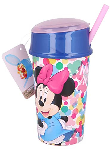 Stor Snack Becher 400 ml Minnie Feel Good, Kunststoff, 8.4 cm