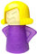 Aivwis Angry Mom Microwave Cleaner, Mad Mama Microwave Steam Cleaner, Just Add Vinegar and Water, Easily Cleans the Crud in Minutes (Purple)