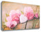 printerland.it Quadro Moderno FIORI rosa shabby chic Quadri moderni da Parete XXL grande Stampa su tela Canvas Decorazione muro Murale Soggiorno Arredo Camera da letto Cucina (30x50cm, 10)