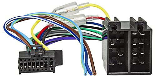 tomzz Audio 7000-036 Cable de conexión de Radio Original Compatible con Las radios Kenwood DDX KDC KMM JVC de 2017 a ISO de 16 Pines