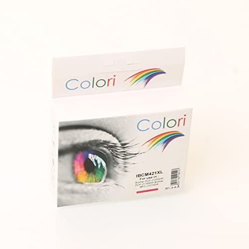 Colori Kompatible Druckerpatrone für Brother LC421M LC421XLM Magenta DCP-J1050DW DCP-J1140DW MFC-J1010DW