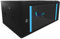 Extralink Serverschrank 19 Zoll 4HE – Netzwerkschrank 450mm Tiefe zur Wand- oder Standmontage, Traglast 60 kg, gehärtete Glastür, abschließbar 180° Öffnung, schwarz – für Heimnetzwerk & IT-Geräte
