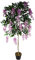 Leaf Design UK Realistic Artificial Wisteria Tree, Pink, 150cm