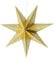 Hollow Out Paper Star Lantern Hanging Star Lampshade Decoration for Weddings Christmas Holiday Birthday Party Celebration (Matte Gold)