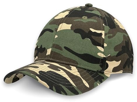 Artexia Baseball Cap Herren - Baumwolle Kappe Herren und Cap Damen - Baseball Cap Herren Camouflage 1