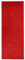 vidaXL Teppich, Wohnzimmerteppich Kurzflor Modern, Bodenteppich Flauschig Weich, Pflegeleicht Teppich für Wohnzimmer Schlafzimmer, Rot 80x200cm Polyester
