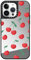 CASETiFY Mirror iPhone 14 Pro Max Case [Reflective / 4.9ft Drop Protection/Compatible with Magsafe] - Cherries - Silver On Black