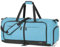 Lekesky Reisetasche Damen 80L Faltbare Reisetasche Weekender Sporttasche mit Schuhfach, wasserdichte Handgepäck Tasche/Sporttasche/Krankenhaustasche (Blau)