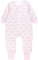 TupTam Baby Schlafsack mit Füßen und Ärmeln – Ganzjahres Schlafsack Baby 2.5 TOG, OEKO-TEX zertifiziert, Farbe: Hasen mit Blumen Altrosa, Größe: 104-110