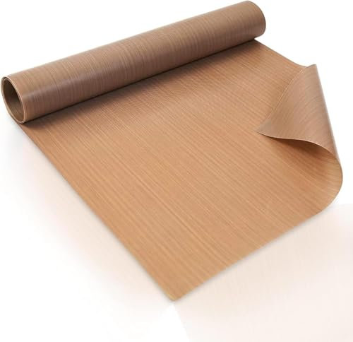 Creatorally Teflón PTFE, Papel de Sublimación para Prensa Térmica 30x100 cm, Lámina de Transferencia Reutilizable Antiadherente para Planchar, Impresión de Camisetas, Tapete Térmico