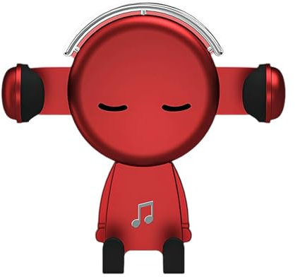 Ainiupi Support de téléphone de voiture au design mignon de dessin animé, support multifonction pour téléphone portable, pince à crochet