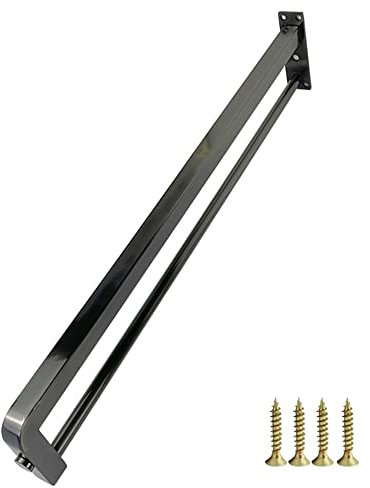 WWERTYY Möbelbeine aus Edelstahl für Hochleistungs-Couchtisch, Büroschreibtisch, Esstisch, 75 cm, schwarzes Bein mit Schrauben, DIY-Computertischbein, Gold-Finish, 70 cm Höhe