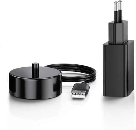 USB-Ladegerät Zahnbürste für Sonicare kompatibel mit Philips Sonicare 5500 5300 4100 3100 2100 Serie HX7101 HX3673 Elektrische Zahnbürste Ladestation Ladegerät - Schwarz