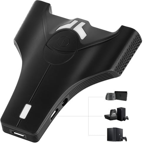 AXFEE Adattatore Tastiera e Mouse, per Nintendo Switch, USB Convertitore per Console di Videogiochi, per PS4, PS4 Pro/Slim, PS3 / Slim, Xbox One X/S, Xbox 360, Switch Console Convertitore