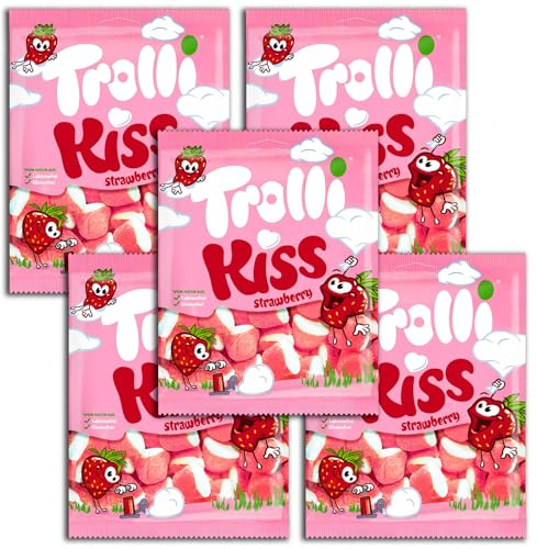 5 er Pack Trolli Strawberry Kiss 5 x 150g