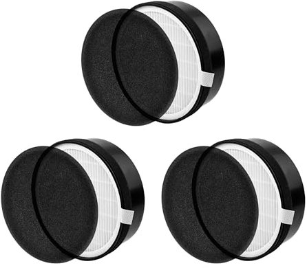 NISPIRA HEPA Filter Plus Carbon Pre Filter Replacement Compatible with Levoit Air Purifier LV-PUR131. Compared to Part LV-PUR131-RF, 1 Set