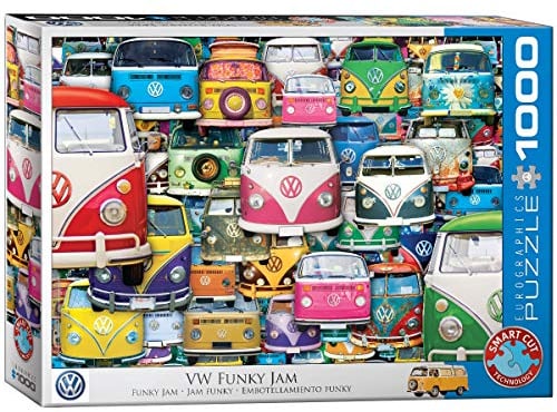Eurographics 1000 Teile - VW Bus - Funky Jam, 48x68cm, White
