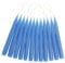 hdg Baumkerzen 12er Pack handgefertigte Kerzen aus Dänemark Ø 1,3 cm / 12 cm, Kerzen Farbe:Mittelblau