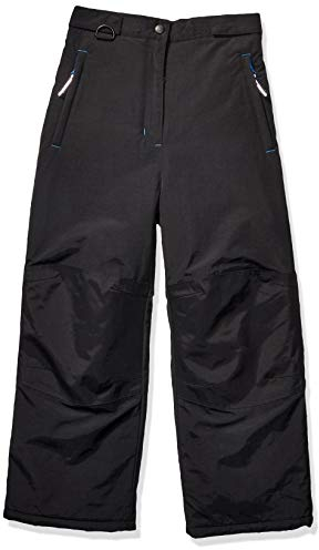 Amazon Essentials Pantalones De Esquí y Nieve Impermeables Niño, Negro, 9 años
