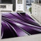 SIMPEX Teppich Wohnzimmer Schlafzimmer Esszimmer Teppich Läufer Flur Küchenteppich Modernes Wellen Muster Soft & Weich Kurzflor Pflegeleicht Home Farbe: Violett, 160 x 230 cm
