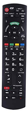 One For All Remote Universal TV Remote Control LED LCD Digital TV Controller Universal Remote Control Works with all brands Black Remotecontrol