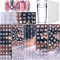 Nail Art Plates, 6 Stück Nail Stamping Plate, Nagel Stamping Schablonen, mit 1 Stück Transparent Stempel, 1 Stück Schaber, Nail Art Tool für Frauen Mädchen