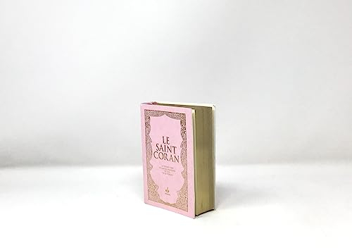Saint Coran Français souple - Poche - Rose clair - Or