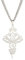 kkjoy Lotusblume Yoga-Halskette Edelstahl Lotus Anhänger Halskette inspirierender Schmuck für Frauen Mädchen