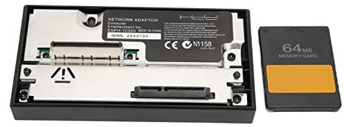 SATA Interface Network Adapter for SonyPS2 HDD Hard Disk Adapter with 64MB FMCB V1.966 Memory Card McBoot, Plug and Play NO IDE 2.5 3.5 [Video Game]