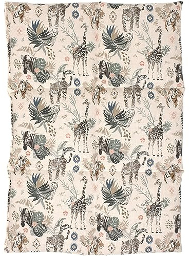Cherry Stone Cushion Large 6 Chamber 40 x 30 cm Organic Fabric Wild Animals Heat Cushion Grain Cushion