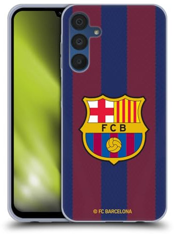 Head Case Designs Offizielle FC Barcelona Home 2023/24 Wappen-Set Gel Handyhülle Hülle [Militärischer Schutzgrad] Kompatibel mit Samsung Galaxy A15