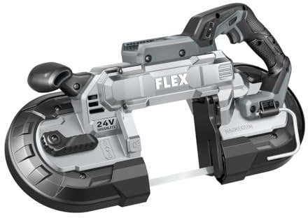 FLEX 24V Brushless Cordless 5-Inch Deep Cut Band Saw Tool Only, Battery and Charger Not Included - FX2351-Z