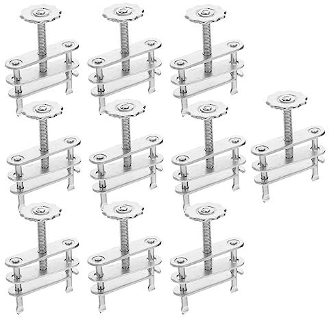 Gatuida 10pcs Swivel Screw Tubing Clamps Adjustable Chemical Biological Teaching Equipment for Flow Control and Compressor Hoses
