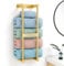 STWWO Handtuchregal Badezimmer Wand Handtuchhalter Golden 56cm Gästehandtuchhalter Wandmontage 3X Große Größen (160x100 cm) Gerollte Handtücher Aufbewahrung für Bad gäste wc