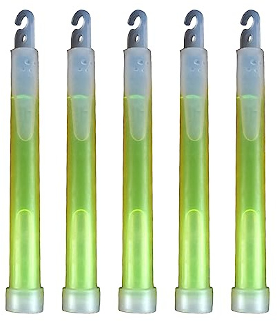 Diogeynu Bâtons lumineux lumineux de 15,2 cm pour survie avec 12 heures de durée