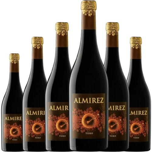 Almirez Vino Tinto con crianza – Intensidad y equilibrio en un Tinta de Toro con cuerpo, ideal para carnes, guisos y momentos de disfrute pausado | 6 botellas