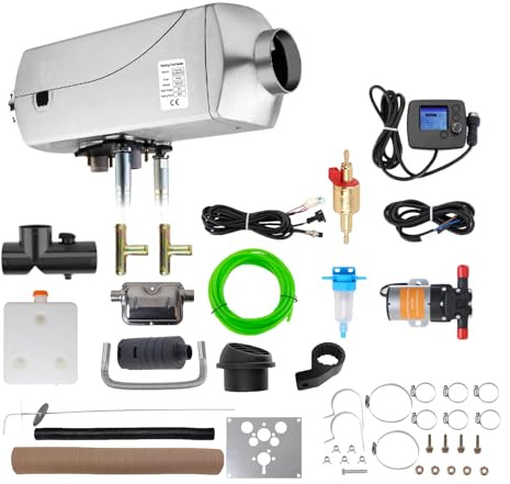 Standheizung Diesel Dieselheizung 8kW 24V mit LCD Display für Wasser-Luft Kombi Heizung, Zusatzheizung Wohnmobil Wasserheizung, Motorvorwärmung und Bootsheizung diesel heizung standheizung Auto
