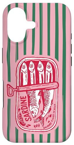 Hülle für iPhone 17 Sardinenfisch La Dolce Vita Preppy Summer Italia