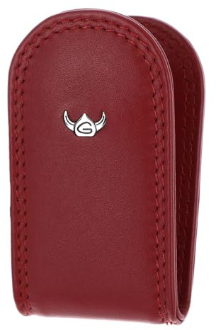 Golden Head Leder Geldklammer Polo Geldscheinklammer 1950 Rot dunkelrot