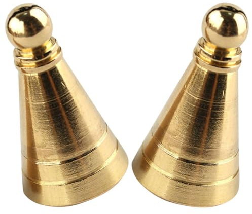 VOSAREA 2 Stück Messing Räucherkegel Formset Selbstgemacht Turm Räucherstäbchen Werkzeug Kegelförmige Räucherkegelform für Wohnzimmer Meditation und Teestube