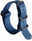 BINLUN Uhrenarmband Nylon Dickes G10 Premium Ballistic Ersatz Armband Mehrfarbige Bänder für Herren Damen mit Heavy Duty 5 Ringe(22mm, Blaues Band Schwarze Schnalle)