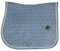 Kentucky Horsewear - Samt Satteldecke - Schabracke - Springen - Hellblau -