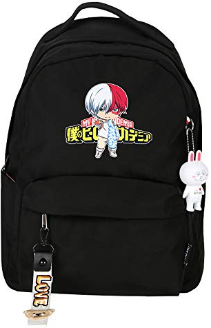 Anime My Hero Academia Rucksack MHA Deku Bedruckt Casual Rucksack Wasserdicht Student Schultasche Laptop Rucksack Gr. Einheitsgröße, TYPE-5
