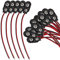 Winfred 20 Pcs 9 V Connecteurs à Clip de Batterie Type I, Pile à Clips Coupleur Branchement Raccordement Fils de Pile à Clips avec Câble 15 cm
